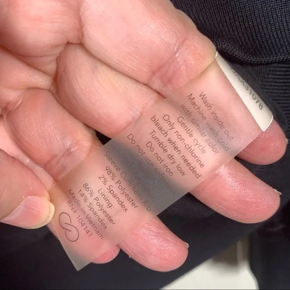 CALIA black Sherpa textured zip up coat - Picture 5 of 9